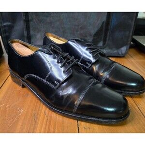 Cole Haan Lexington Black Cap Toe C02701 UG9 Lace-Up Oxford shoes Men's 12 D